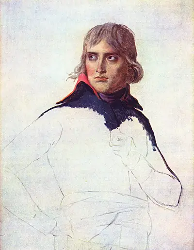 Unfinished Portrait of General Bonaparte Jacques Louis David